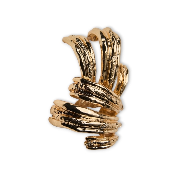 ZARA Triple Metal Earrings - Picture 6 of 12